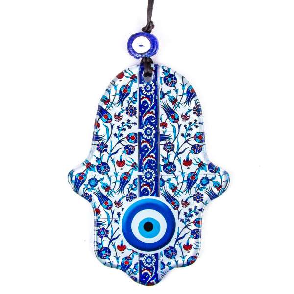 Amuleto mano de Fátima y ojo turco