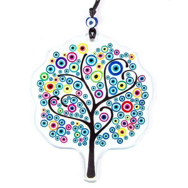 árbol ojos turcos cristal colores