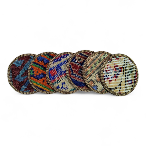 Set de 6 posavasos de kilim