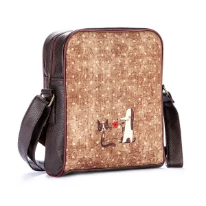 Bolso grande estampado kedi ve köpek